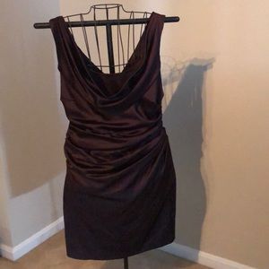 Bridesmaid or cocktail dress beautiful drape neck